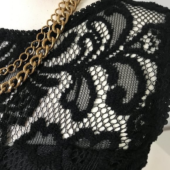 FC Mini Lace Black Dress - Picture 4 of 6